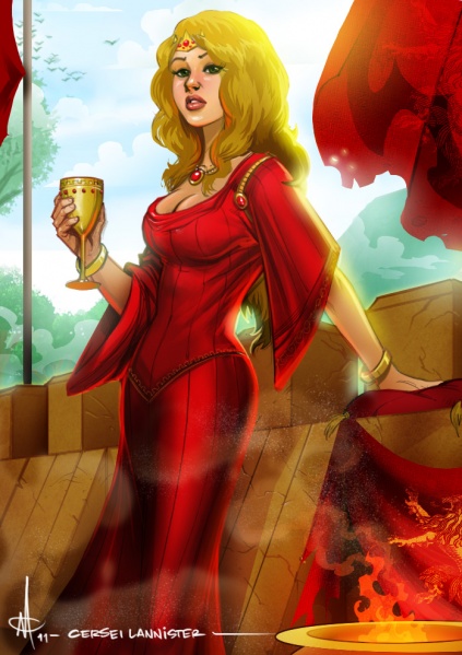 پرونده:Matt Olson Cersei Lannister.jpg