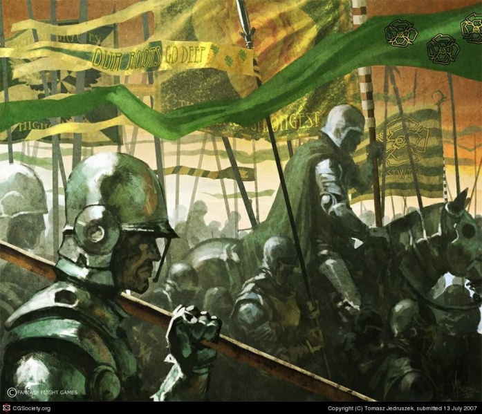 پرونده:Tomasz Jedruszek HouseTyrell Bannermen.jpg