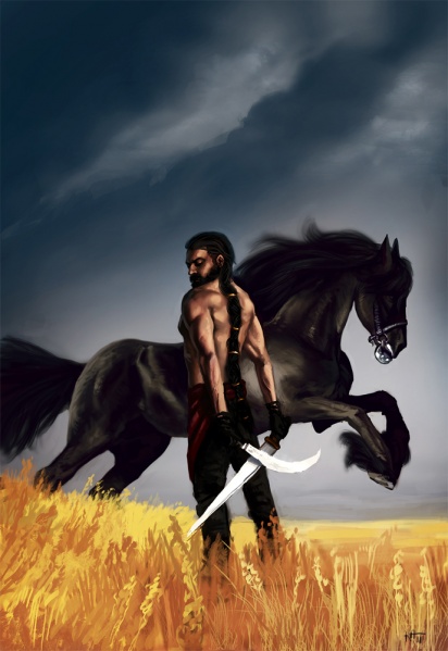 پرونده:Khal drogo by reneaigner.jpg